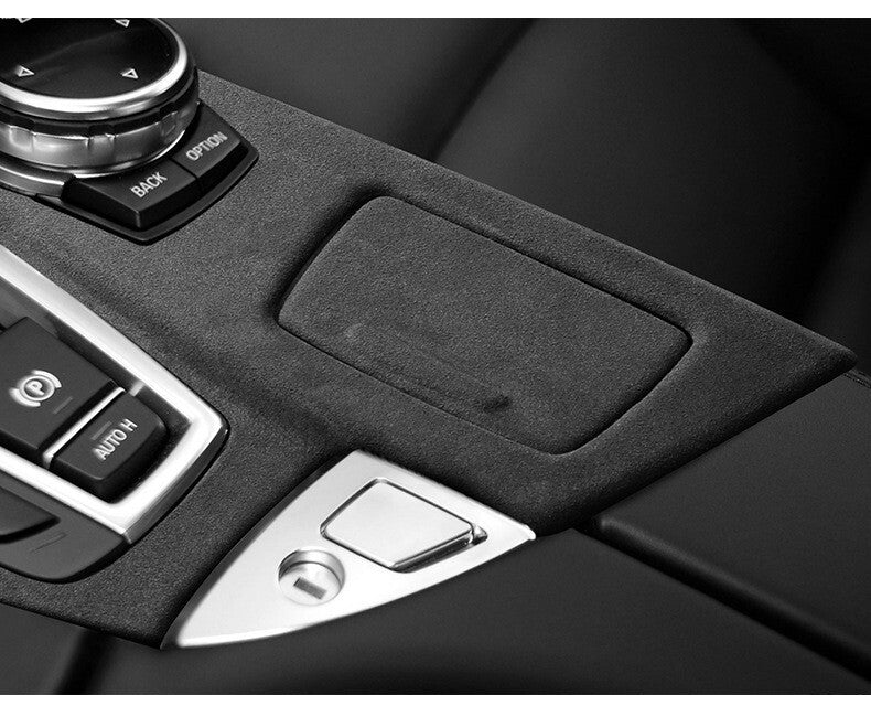Passend für Wildleder Passt für BMW 5er F10 Mittelkonsole Blende Rahmen Zierblende Abdeckung