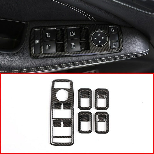 Passend für Mercedes Benz A B C E GLE GLA CLA GLK Fensterheber Carbon Blende