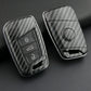 Passend für VW Passat Arteon Jetta Tiguan Carbon Schlüssel Cover Hülle