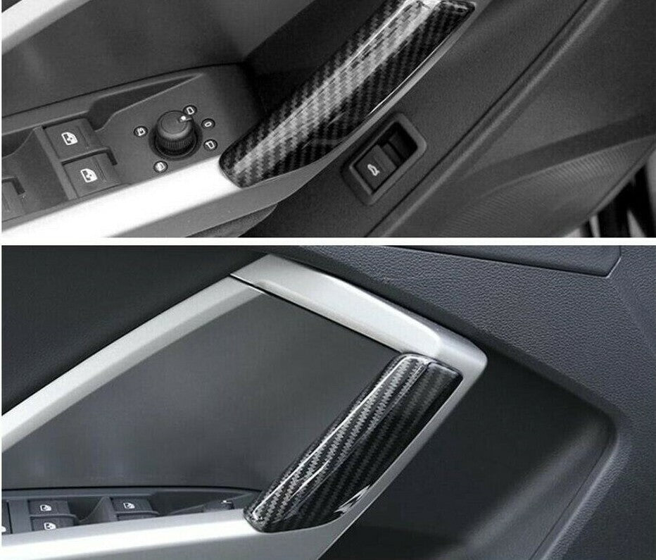 Passend für Audi Q3 Türgriffe Carbon Blende Schutz Veredelung Rahmen