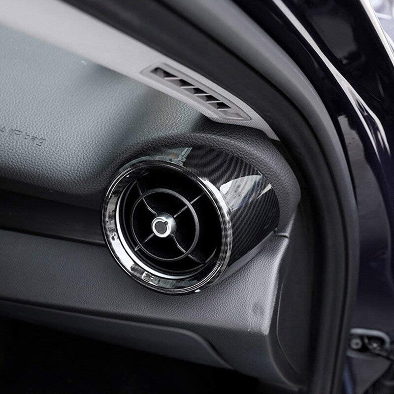 Passend für Alfa Romeo Giulia Lüftung Klima Blenden Abdeckung Rahmen Carbon