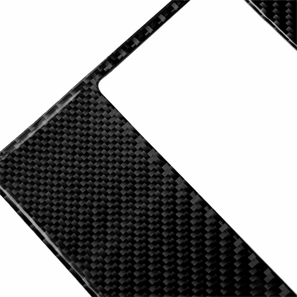 Passend für 2St Kohlefaser Hinten Lüftung Aufkleber Blenden Für Mercedes-Benz W204 2007-2013