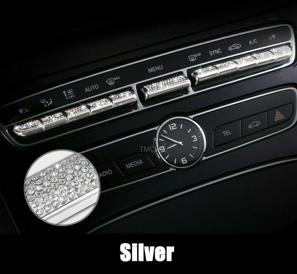 Passend für Mercedes Benz C E GLC Klasse W205 W213 X253 Glitzer Strass Schalter
