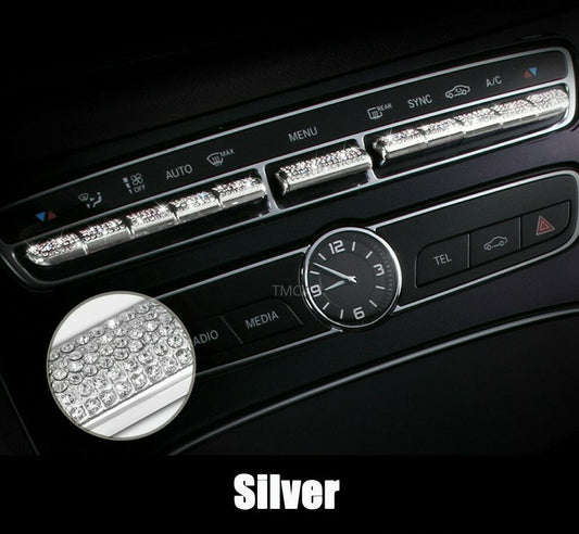 Passend für Mercedes Benz C E GLC Klasse W205 W213 X253 Glitzer Strass Schalter