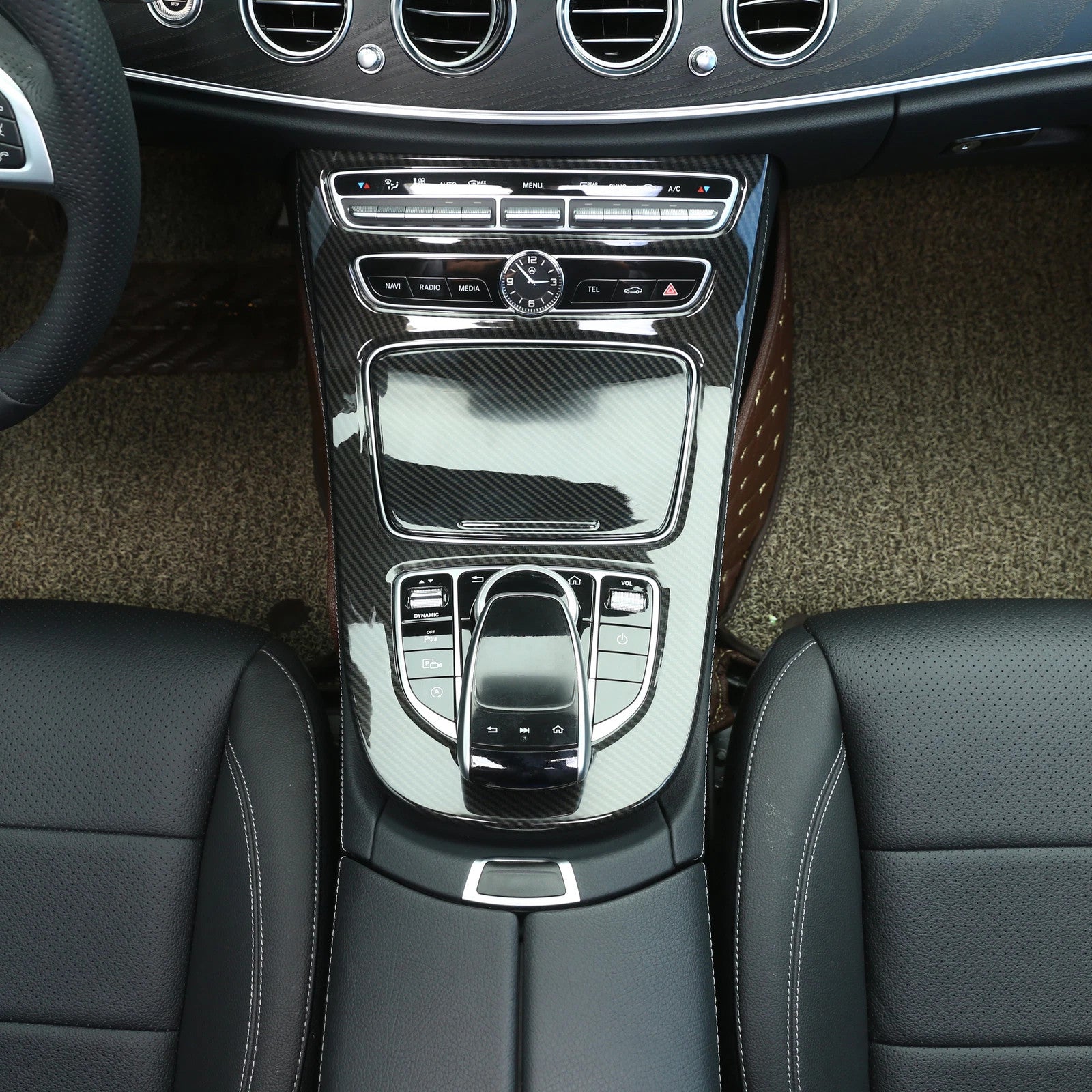 Passend für Mercedes W213 2016-2018 Mittelkonsole Blende
