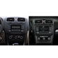 Passend für VW Golf 6 MK6 Mittelkonsole Radio Display Blende Carbon Cover 3 tlg.
