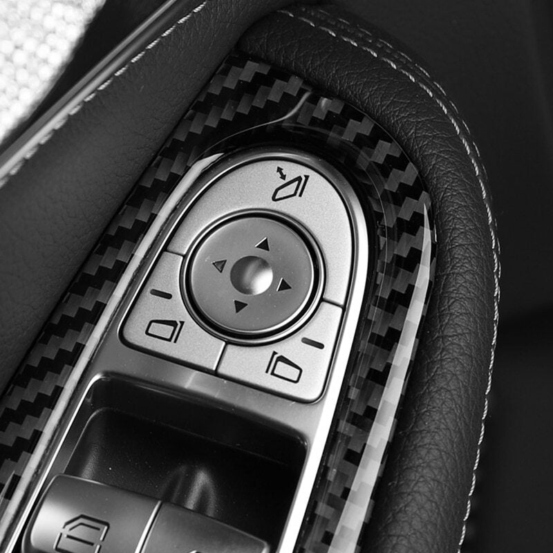 Passend für Mercedes Benz W205 GLC Fensterheber Carbon Blende