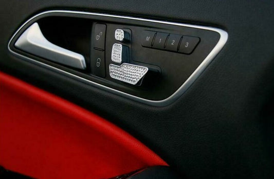 Passend für Mercedes Benz A GLA CLA B Sitzverstellung Strass Blenden Zier