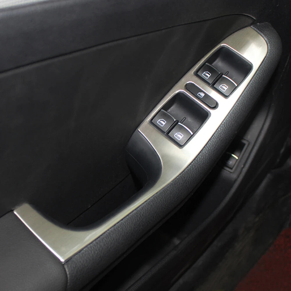 Passend für VW Golf 6 Fensterheber Blenden Edelstahl Abdeckungen