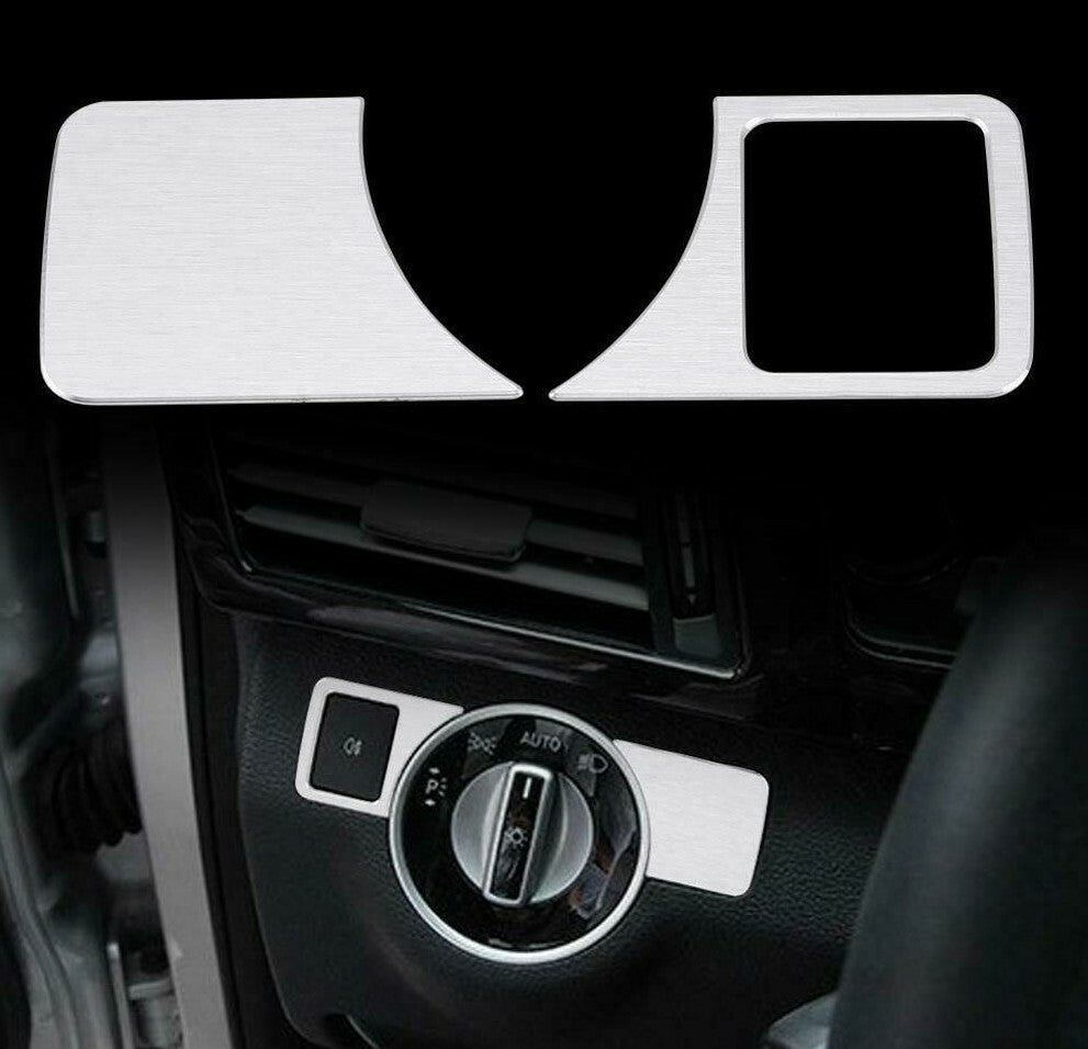 Passend für Mercedes Benz W176 W246 W204 W212 W166 Lichtschalter Rahmen Edelstahl