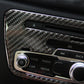 Passend für Audi Q3 Carbon Blende Radio Klima Rahmen Abdeckung Aufwertung Cover