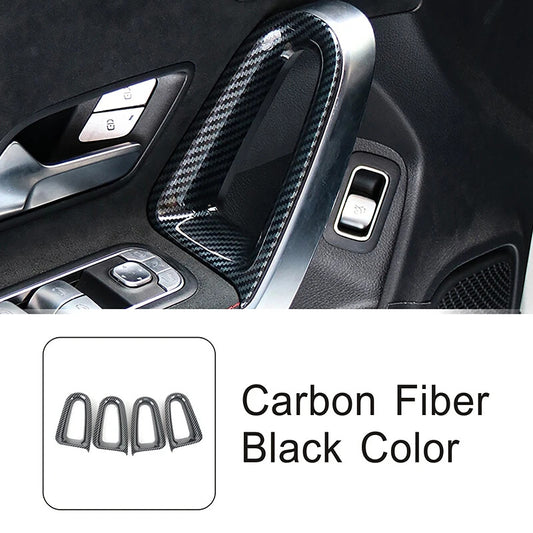 Passend für Mercedes A Klasse W177 Türgriff Blende Rahmen Abdeckung Carbon