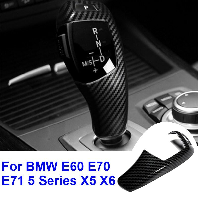 Passend für BMW E60 E70 E71 5 Series X5 X6 Carbon Schaltung Blende Abdeckung