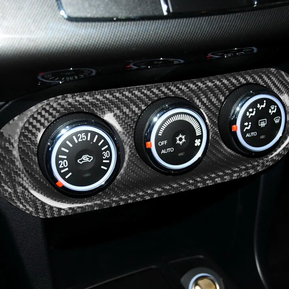 Passend für Mitsubishi Lancer Evo 2014-2018 Mittelkonsole Rahmen Blende Carbon