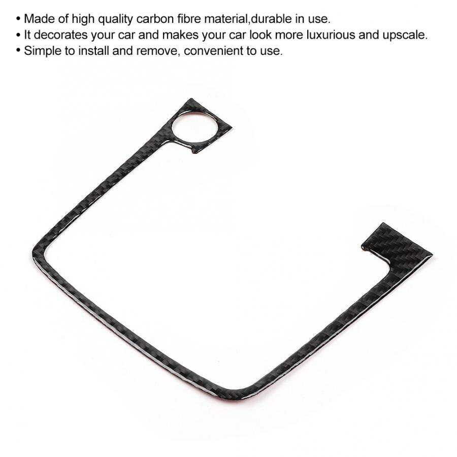 Passend für Mittelkonsole Becherhalter Blende Carbon Optik Passend Für VW Golf 7 Tiguan
