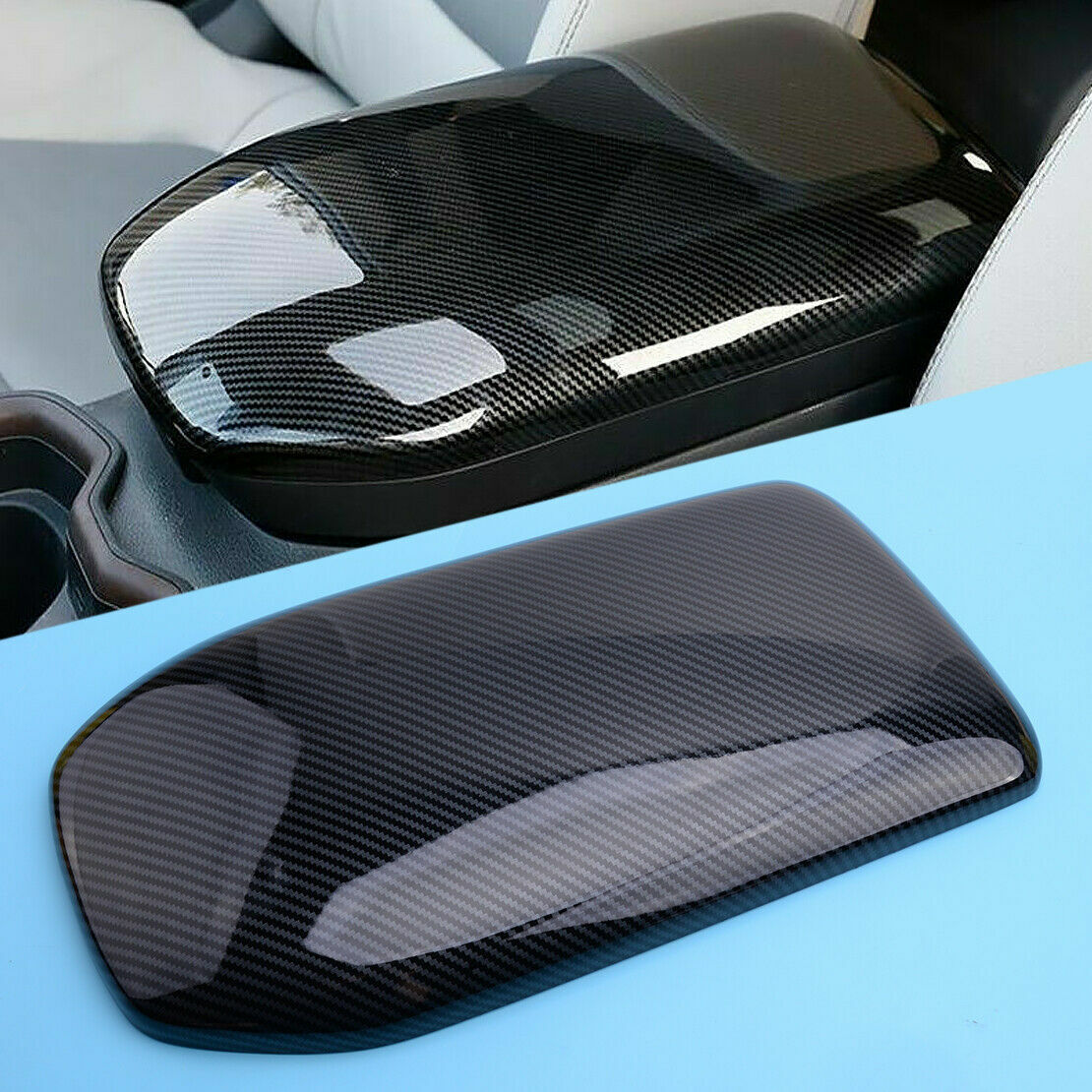 Passend für Toyota Rav4 Aufbewahrungsbox Blenden Abdeckung Zierrahmen Carbon