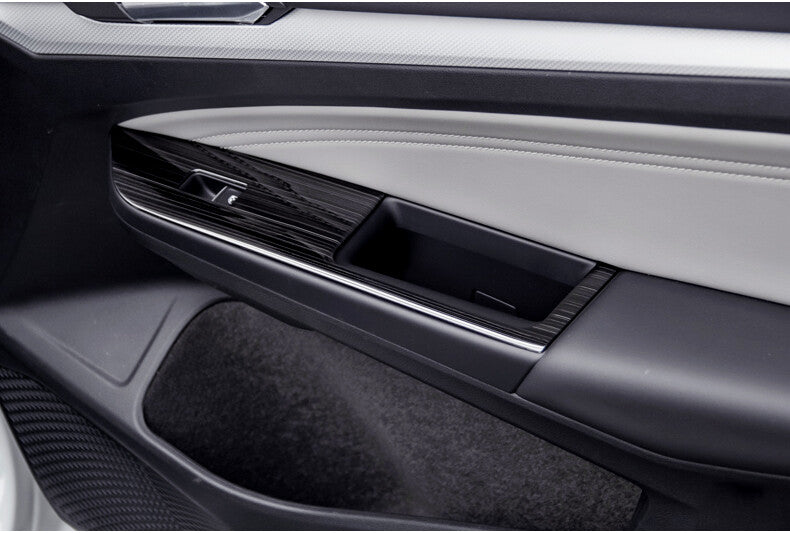 Passend für VW Golf 8 MK8 Fensterheber Blenden Abdeckung Rahmen Schwarz