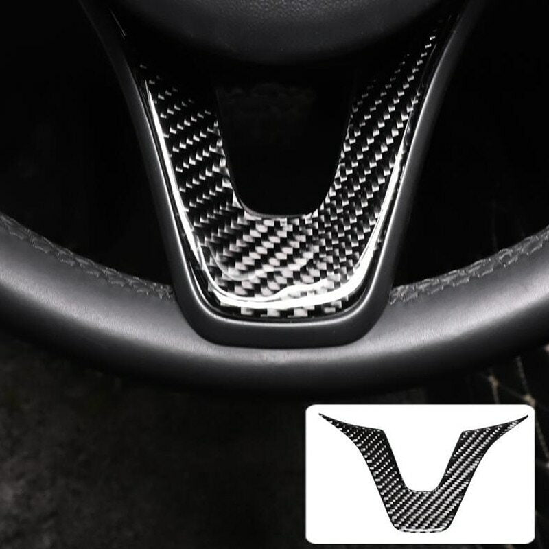 Passend für Mercedes Benz W205 GLC Lenkrad Rahmen Blende Carbon