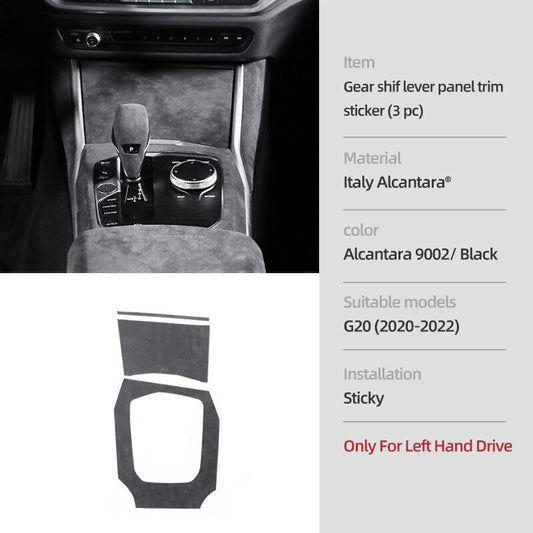 Passend für BMW 3 Series G20 G28 2020-22 Mittelkonsole Blenden Abdeckungen