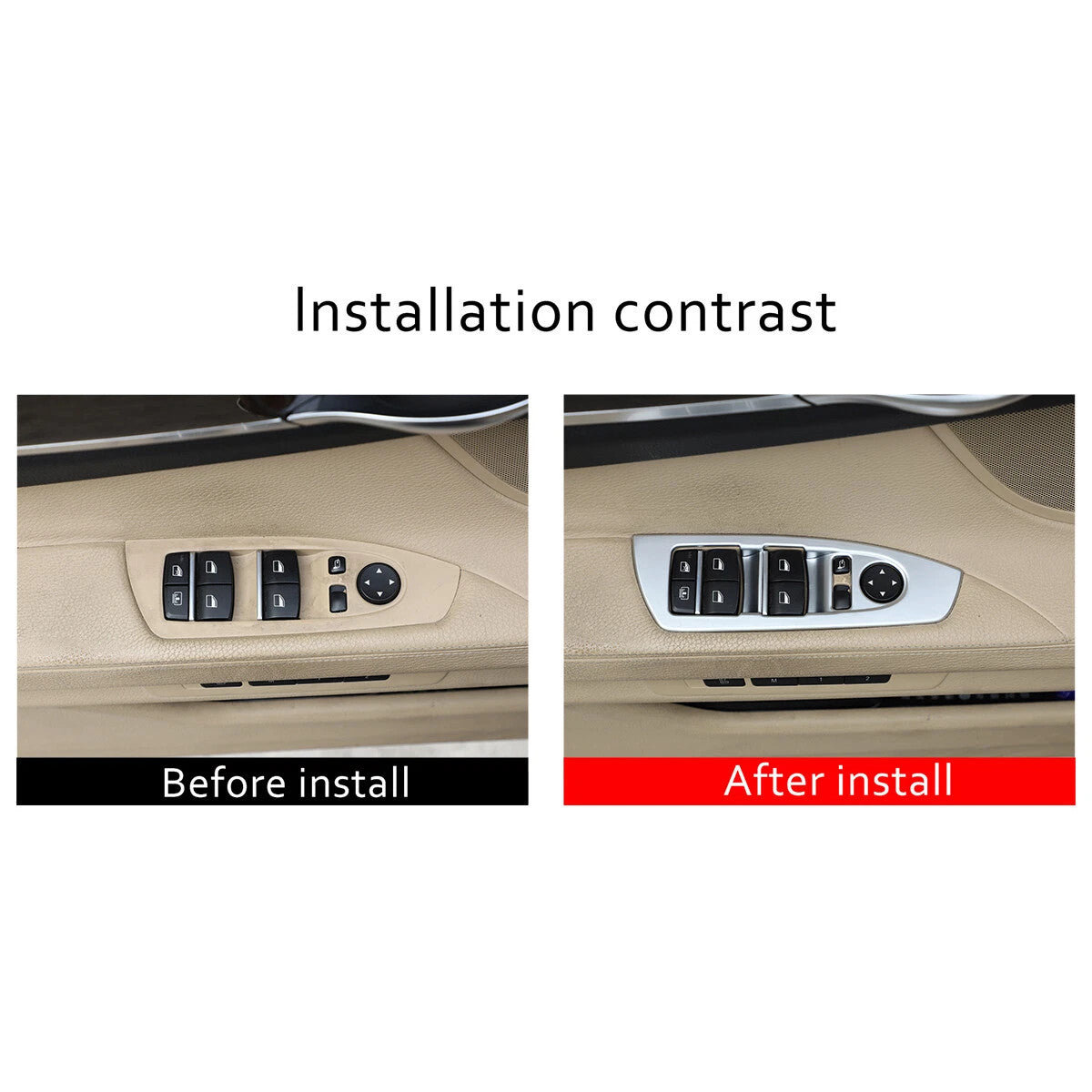 Passend für Bmw 7Er F01 F02 2009-2014 Fensterheber Blende