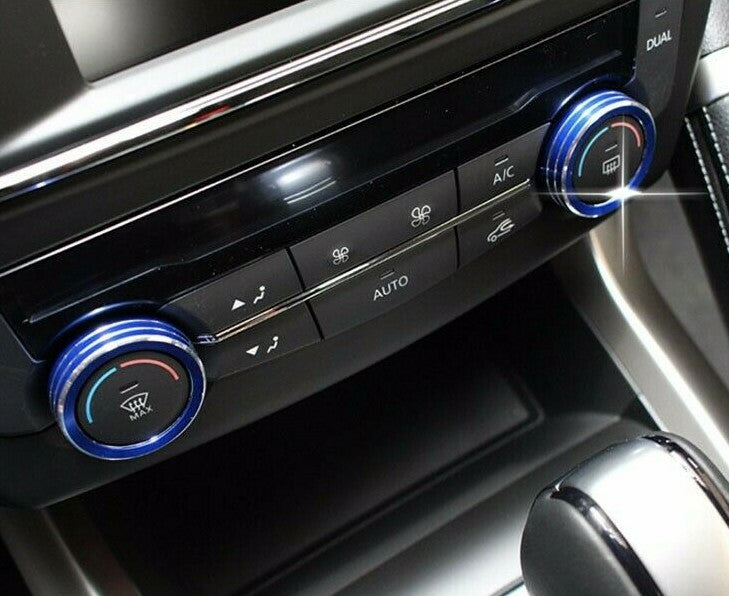 Passend für Renault Kadjar 2016 Regler Klima Knopf Blau Schutz