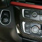 Passend für BMW 3 F30 F34 2013 - 2019 Radio Blende Carbon Rahmen Rahmen Schutz