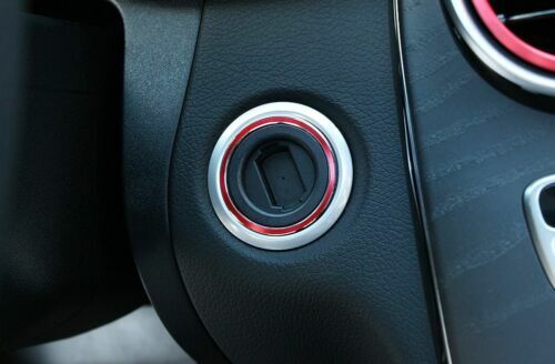 Passend für Mercedes-Benz A B C E GLK ML GL CLA GLA C Aluminium Ring Schlüssel