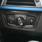 Passend für BMW 3 4 F30 F31 F32 F33 F34 Carbon Lichtschalter Rahmen Schutz
