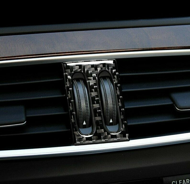 Passend für Mercedes Benz C Klasse W204 Klimaregler Klimaanlage Blende Rahmen Carbon Faser