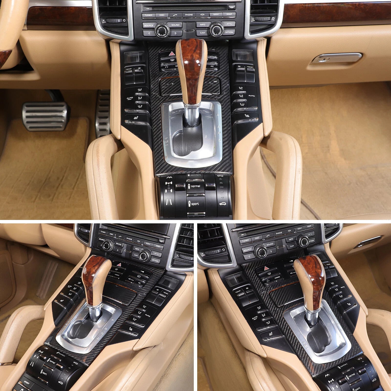 Passend für Porsche Cayenne 2011-2017 Mittelkonsole Blende