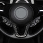 Passend für Smart fortwo 453 Lenkrad Blenden Abdeckung Carbon