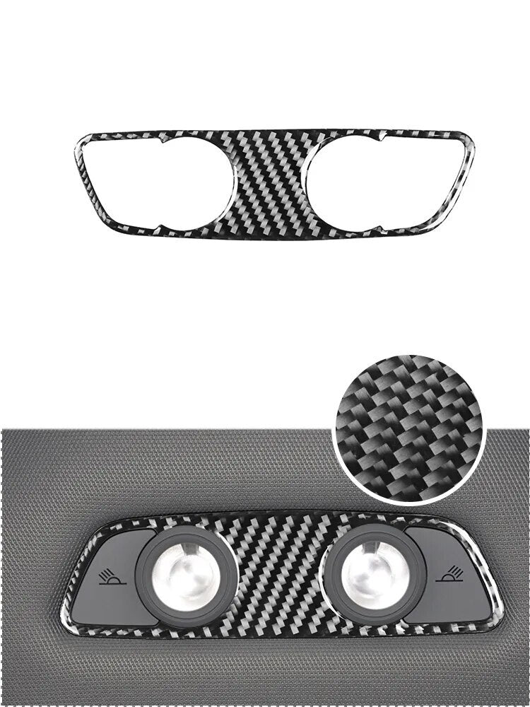 Passend für Audi A4 B9 RS4 S4 2017-19 Licht Panel Blende Abdeckung Rahmen Carbo