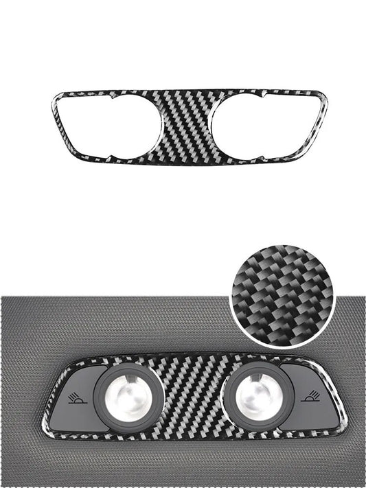 Passend für Audi A4 B9 RS4 S4 2017-19 Licht Panel Blende Abdeckung Rahmen Carbo