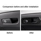 Passend für Audi A4 B9 2017-19 Handschuhfach Blende Abdeckung Rahmen Carbon