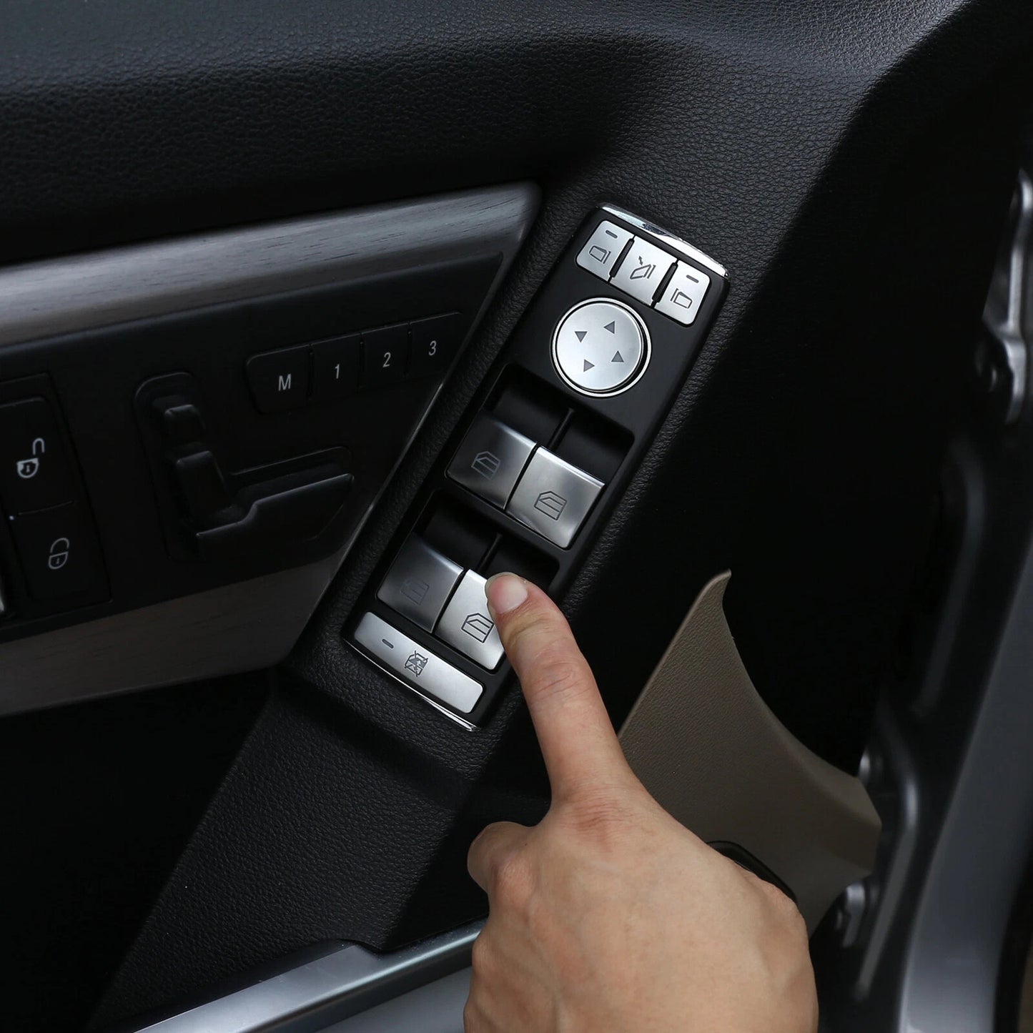 Passend für Mercedes W204/W212 Fensterheber Blende