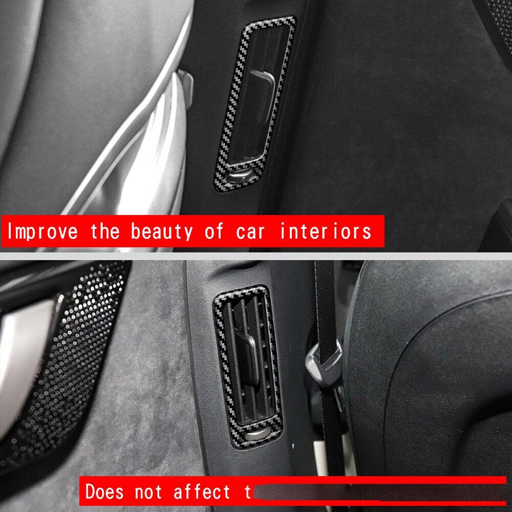 Passend für KIA EV6 2021-22 Lüftung Luftauslass Blenden Rahmen Carbon