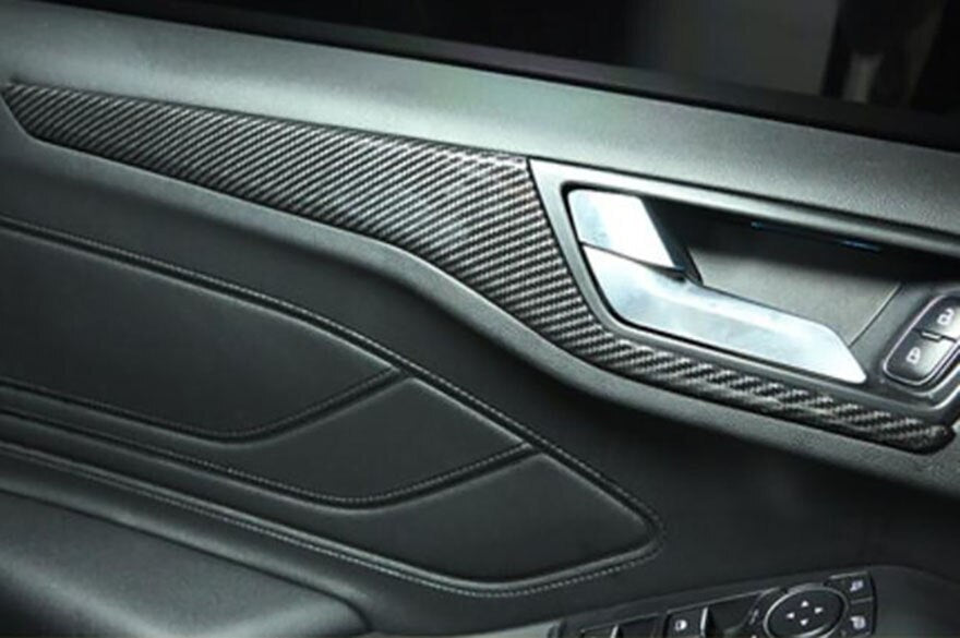 Passend für Ford Focus MK4 2019 Tür Türschale Blenden Abdeckungen Rahmen Carbon