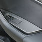 Passend für Skoda Karoq Fensterheber Blenden Abdeckung Zierrahmen Silber