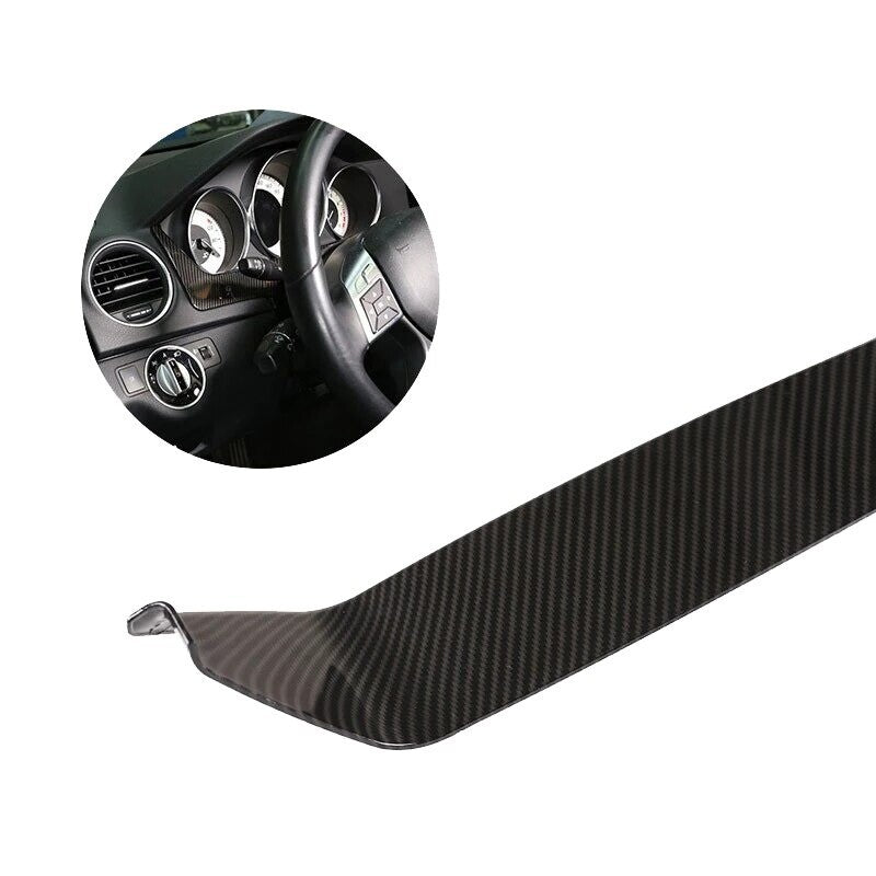 Passend für Mercedes Benz C Klasse W204 Tacho Cockpit Blende Rahmen Carbon Zierblende