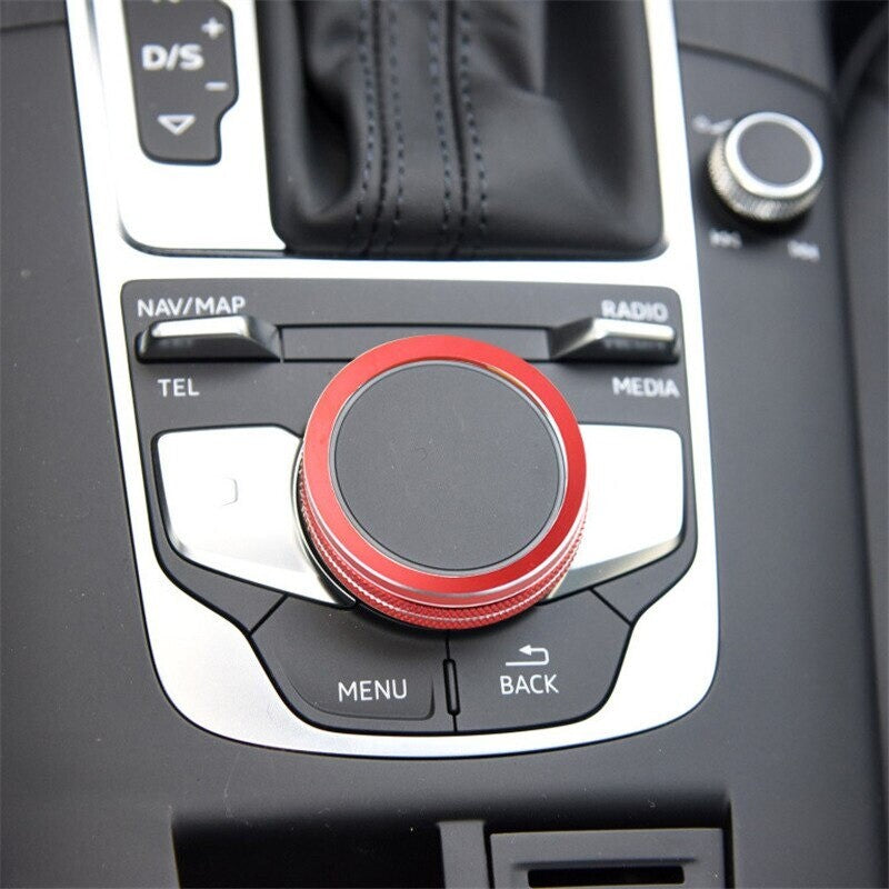 Passend für Audi A3 8V Multimedia Regler Ring Knopf Zierring Blende Console