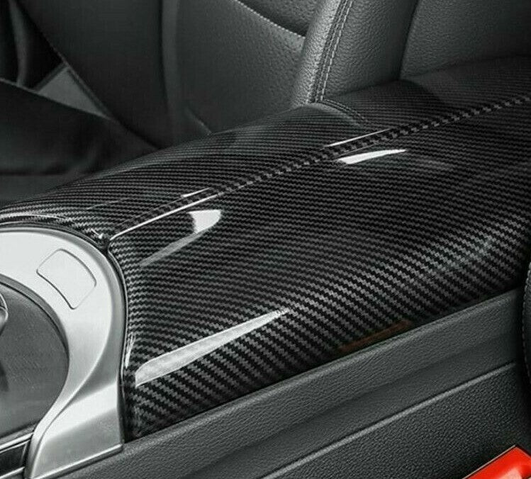 Passend für Mittelkonsole Aufbewahrungsbox Passend Für Mercedes C Klasse W205 GLC Carbon