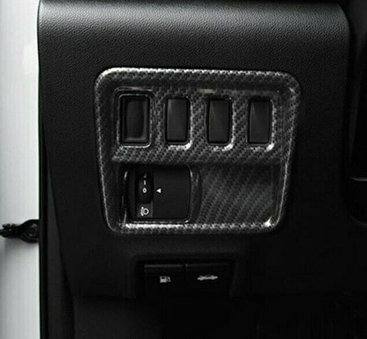 Passend für Renault Koleos Lichtschalter Rahmen Blende in Carbon Optik