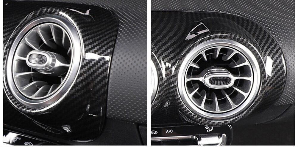 Passend für Mercedes Benz A W177 V177 CLA W118 C118 Carbon Blende Lüftung Armatur