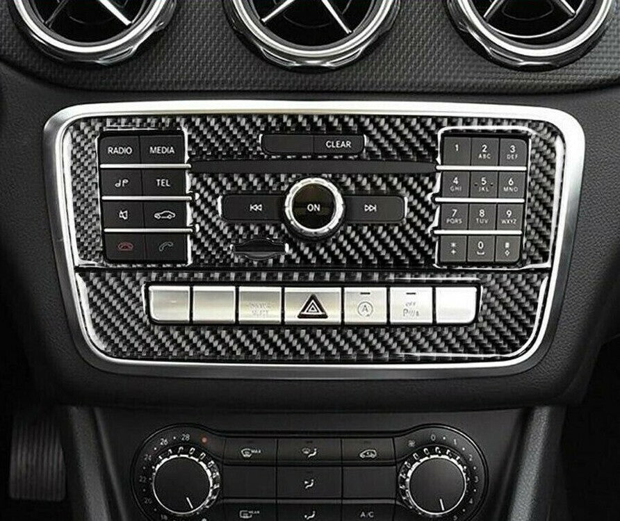 Passend für Mercedes Benz GLA X156 CLA C117 A Klasse Radio Blenden Carbon