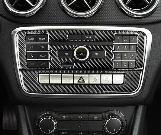 Passend für Mercedes Benz GLA X156 CLA C117 A Klasse Radio Blenden Carbon
