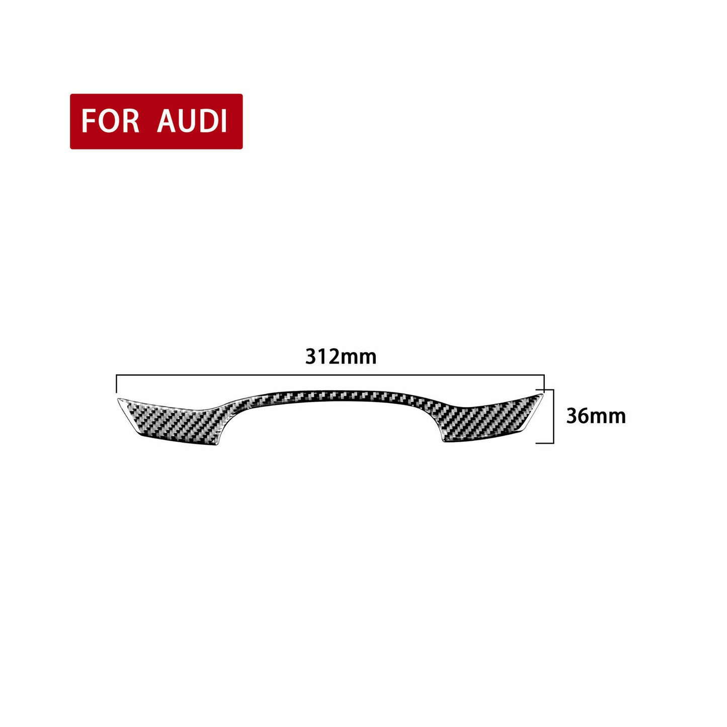 Passend für Audi A6 C8 A7 ab 2019 Tacho Blende Rahmen Zierblende Abdeckung