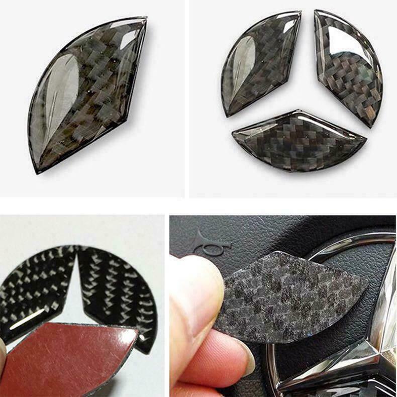 Passend für Lenkrad Abdeckung Blende Passend Für Mercedes Benz 45 mm GLE GLA GLC AMG C Class
