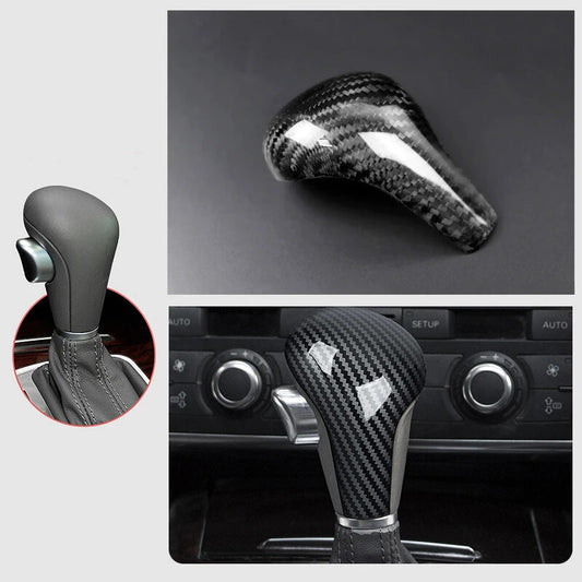 Passend für A4 B8 A5 A6 C6 Q5 Q7 Gangschaltung Schalthebel Blende Carbon Griff