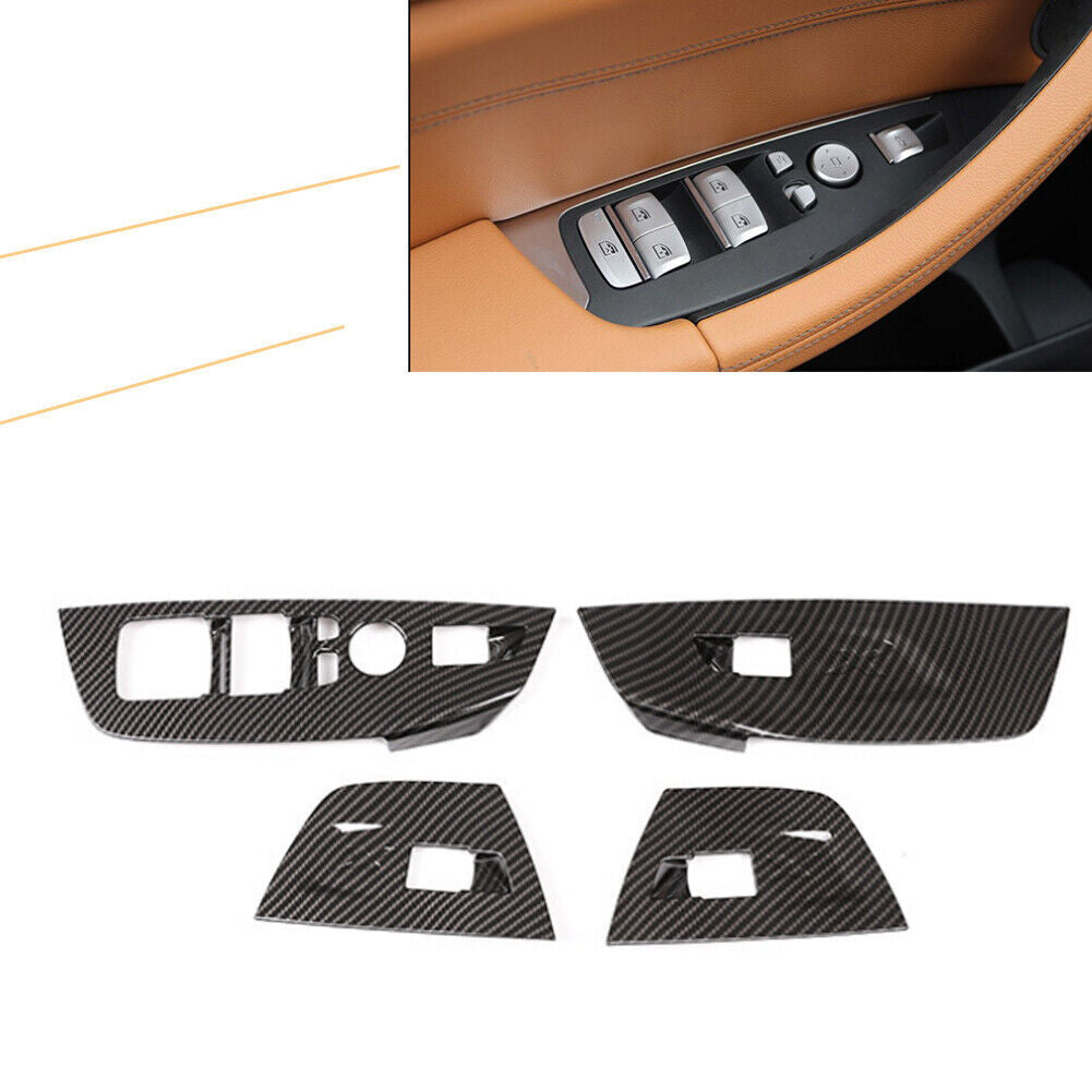 Passend für BMW X3 X4 G01 G02 Fensterheber Blenden Rahmen Zierblenden Abdeckung