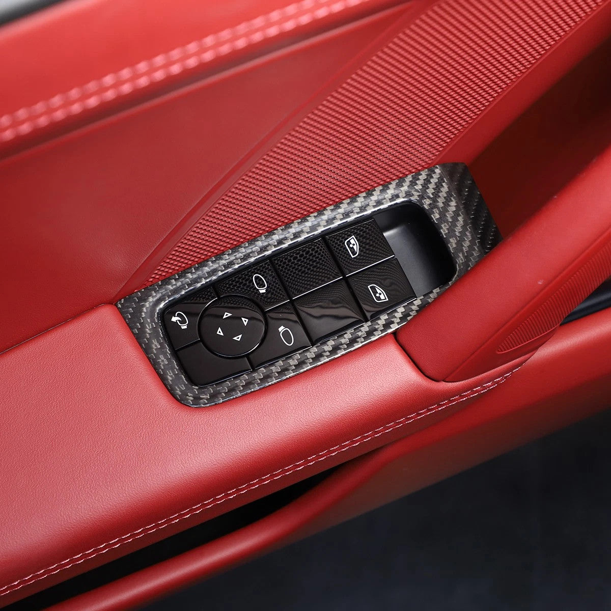 Passend für Porsche 911 2019-2025 Fensterheber Blende